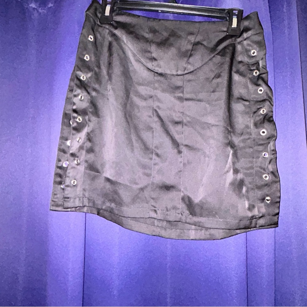 Goth Punk Mini Black Skirt